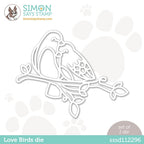 Simon Says Stamp! Simon Says Stamp LOVE BIRDS Wafer Die sssd112296