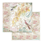 Simon Says Stamp! Stamperia ORCHIDS AND CATS 12x12 Paper sbbl81