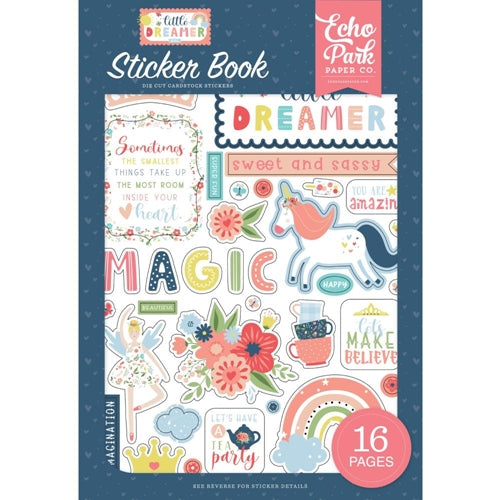 Simon Says Stamp! Echo Park LITTLE DREAMER GIRL Sticker Book ld237029*