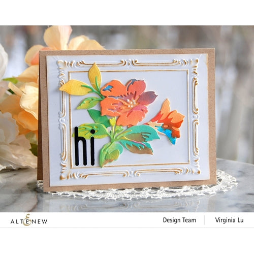 Simon Says Stamp! Altenew SIMPLE FRAMES 3D Embossing Folder ALT4874