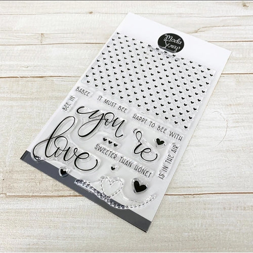 Simon Says Stamp! ModaScrap Clear Stamps LOVE mstc1053*