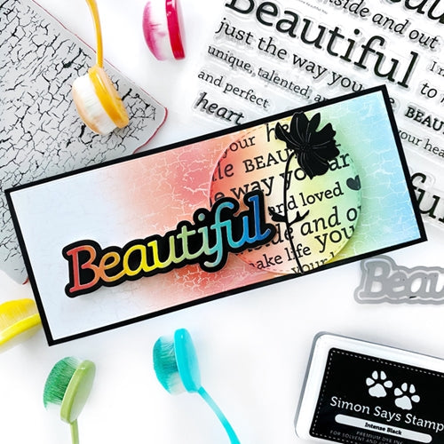 Simon Says Stamp! Simon Says Stamp CAPITAL B BEAUTIFUL Wafer Dies sssd112334
