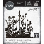 Simon Says Stamp! Tim Holtz Sizzix FLOWER FIELD Thinlits Dies 665369