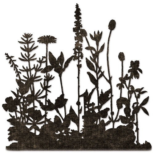 Simon Says Stamp! Tim Holtz Sizzix FLOWER FIELD Thinlits Dies 665369