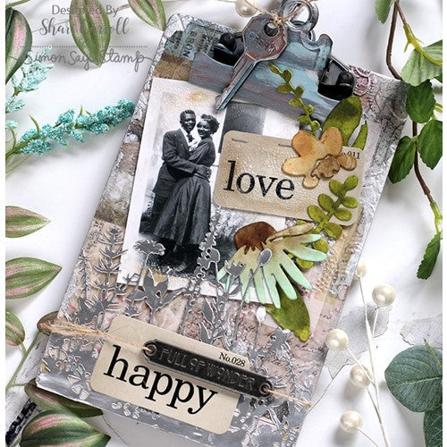 Simon Says Stamp! Tim Holtz Sizzix FLOWER FIELD Thinlits Dies 665369 | color-code:ALT9