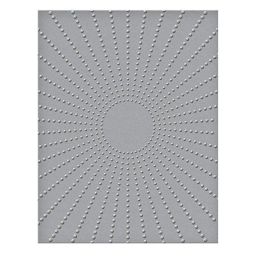 Simon Says Stamp! SES 021 Spellbinders Embossing Folder SUN RAYS