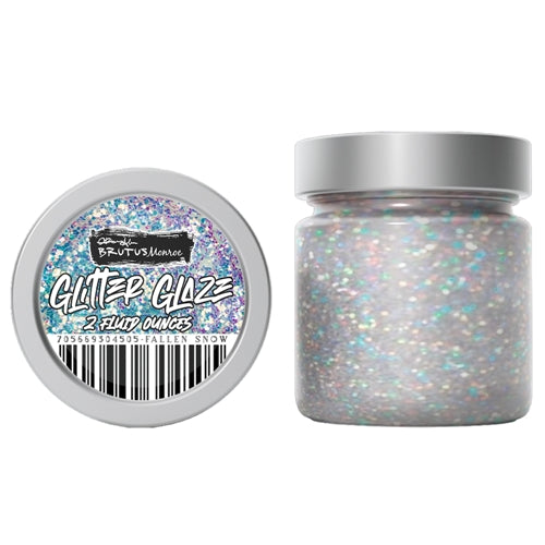 Simon Says Stamp! Brutus Monroe FALLEN SNOW Glitter Glaze bru4505