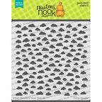 Simon Says Stamp! Newton's Nook Designs PETITE CLOUDS Stencil NN2104T01*