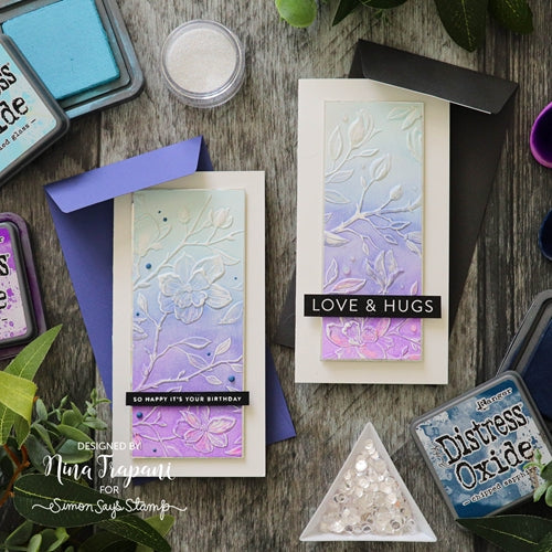 Simon Says Stamp! Simon Says Stamp Embossing Folder MAGNOLIA BRANCHES sf223 | color-code:ALT0