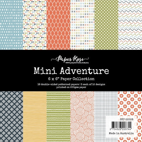 Simon Says Stamp! Paper Rose MINI ADVENTURE 6x6 Paper Pack 22228*