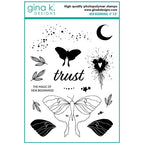 Simon Says Stamp! Gina K Designs NEW BEGINNINGS Clear Stamps lh18*