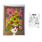 Simon Says Stamp! Dyan Reaveley TREE TOPPER Cling Stamp Set Dylusions dyr76964* | color-code:ALT01