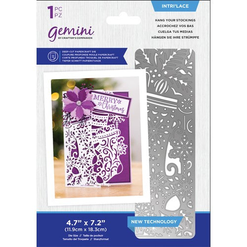 Simon Says Stamp! Gemini HANG YOUR STOCKINGS Die gemmdinthays*