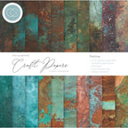 Simon Says Stamp! Craft Consortium The Essential Craft Papers PATINA 6 x 6 inch Paper Pad CCEPAD017B