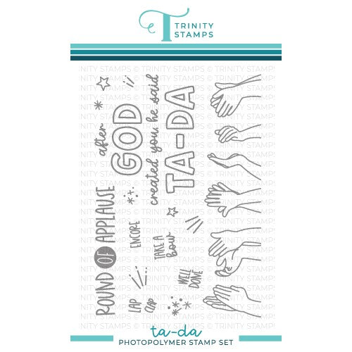 Simon Says Stamp! Trinity Stamps TA DA Clear Stamp Set tps147*