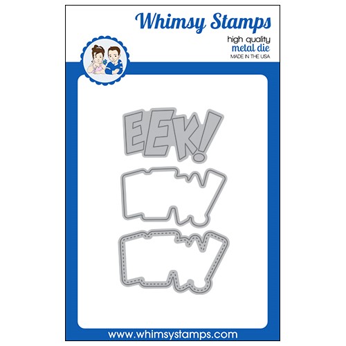 Simon Says Stamp! Whimsy Stamps EEK Word Die WSD567