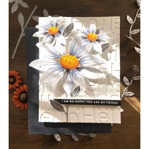 Simon Says Stamp! Simon Says Stamp ETCHED LAYERED DAISY Wafer Dies s711