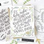 Simon Says Stamp! Concord & 9th O HOLY NIGHT Clear Stamp Set 11199