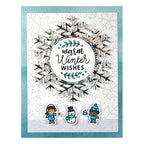 Simon Says Stamp! Lawn Fawn STITCHED SNOWFLAKE BACKDROP Die Cut lf2704