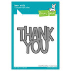 Simon Says Stamp! Lawn Fawn GIANT THANK YOU Die Cut lf2692
