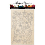 Simon Says Stamp! Paper Rose DEER ORNAMENTS Wood Embellishments 23926*