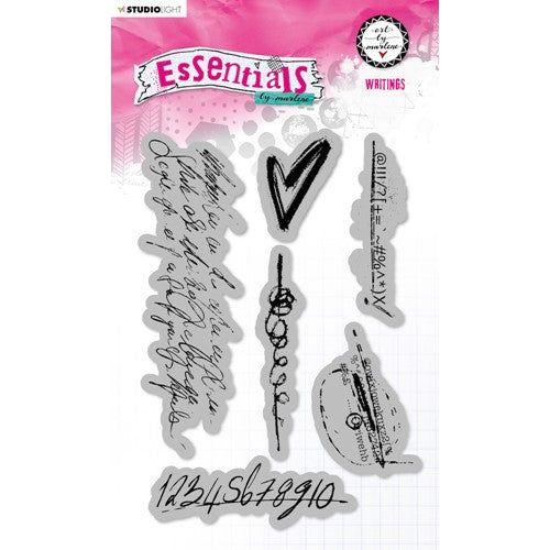 Simon Says Stamp! Studio Light WRITINGS ABM Essentials Cling Stamps 79 abmesstamp79*