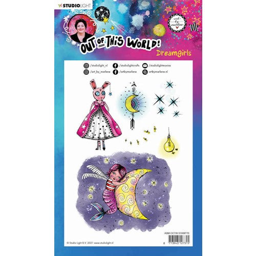 Simon Says Stamp! Studio Light DREAMGIRLS Out Of This World ABM Clear Stamps 70 abmootwstamp70*