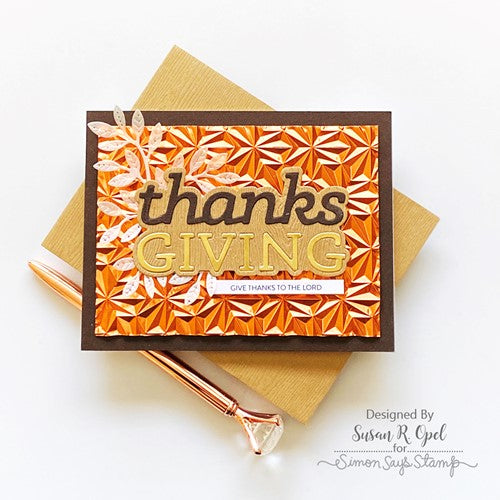 Simon Says Stamp! Simon Says Stamp THANKSGIVING Wafer Dies sssd112434