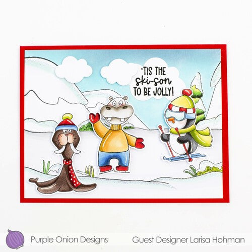 Simon Says Stamp! Purple Onion Designs HERMAN Cling Stamp pod4039*