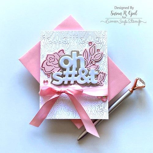 Simon Says Stamp! CZ Design Wafer Dies OH EXPLETIVE czd156