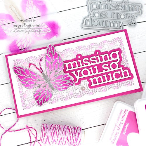 Simon Says Stamp! Simon Says Stamp MINI SLIMLINE LATTICE Wafer Dies sssd112440 | color-code:ALT6