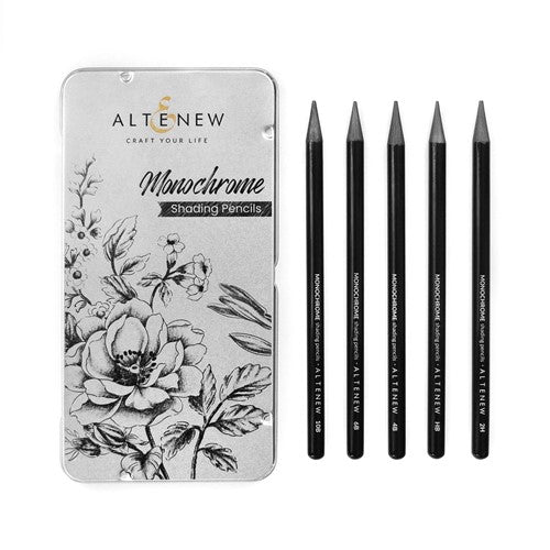 Simon Says Stamp! Altenew MONOCHROME SHADING Pencils ALT4996*