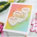Simon Says Stamp! CZ Design Wafer Dies CHUNKY HEART TRIO czd157 To The Moon | color-code:ALT1