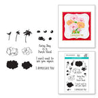 Simon Says Stamp! STP-085 Spellbinders LAYERED ANEMONES Clear Stamps*