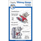 Simon Says Stamp! Whimsy Stamps SNOW MONSTERS Clear Stamps DP1082*
