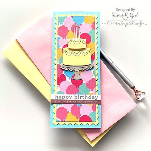 Simon Says Stamp! CZ Design Sentiment Strips SASSY BIRTHDAY czg029