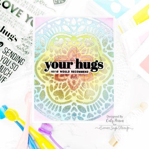 Simon Says Stamp! Simon Says Clear Stamps XL LOVE GREETINGS sss202442c | color-code:ALT8