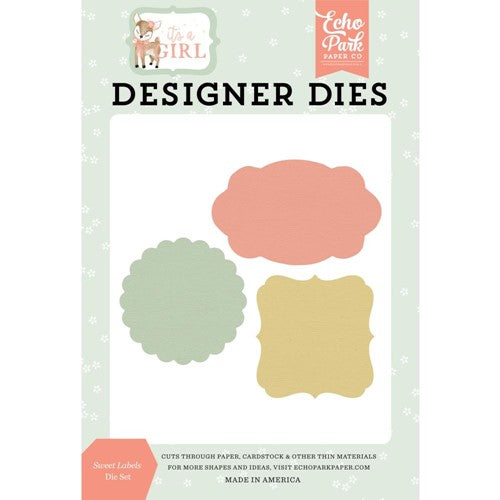 Simon Says Stamp! Echo Park SWEET LABELS Die Set iag277042*