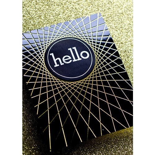 Simon Says Stamp! Memory Box BLACK GLOSSY 8.5x11 Paper Pack sh44004