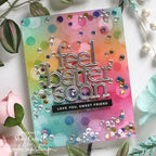 Simon Says Stamp! Simon Says Stamp Stencils LAYERED CONFETTI ssst221610
