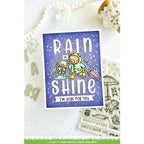 Simon Says Stamp! Lawn Fawn RAINY DAY Stencil lf2816