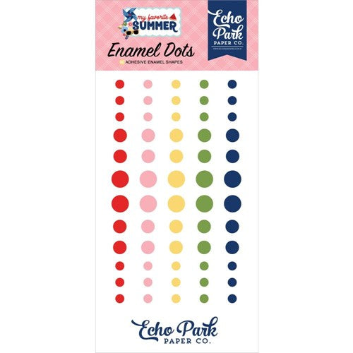 Simon Says Stamp! Echo Park MY FAVORITE SUMMER Enamel Dots mys273028*