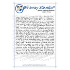 Simon Says Stamp! Whimsy Stamps VINTAGE SCRIPT BACKGROUND Cling Stamp DDB0073