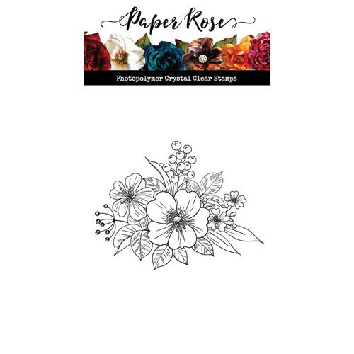 Simon Says Stamp! Paper Rose SARAH'S BOUQUET Clear Stamp 25234*