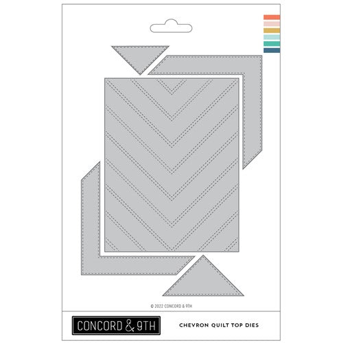 Simon Says Stamp! Concord & 9th CHEVRON QUILT TOP Dies 11352