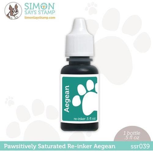 Simon Says Stamp! Simon Says Stamp Pawsitively Saturated RE-INKER AEGEAN ssr039