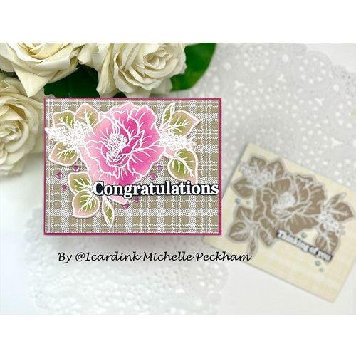 Simon Says Stamp! Simon Says Cling Stamps SOFT PLAID BACKGROUND sss102483