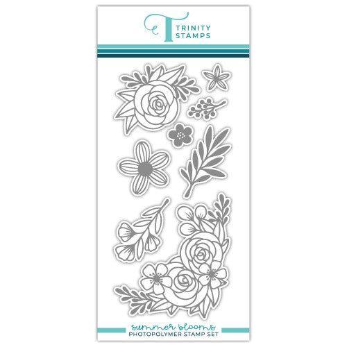 Simon Says Stamp! Trinity Stamps SUMMER BLOOMS Clear Stamp Set tps-140*