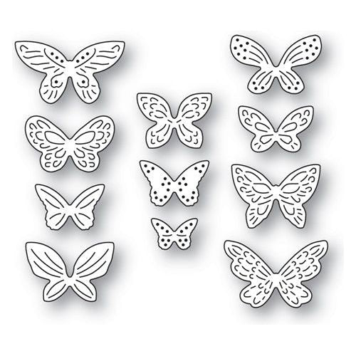 Simon Says Stamp! Memory Box INTRICATE MINI BUTTERFLIES Die 94641