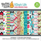 Simon Says Stamp! Newton's Nook Designs A DOG'S LIFE 6 x 6 inch Paper Pad NN2205P02